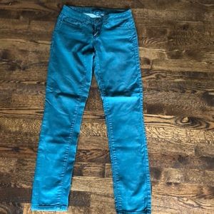 Blueish green prana pants